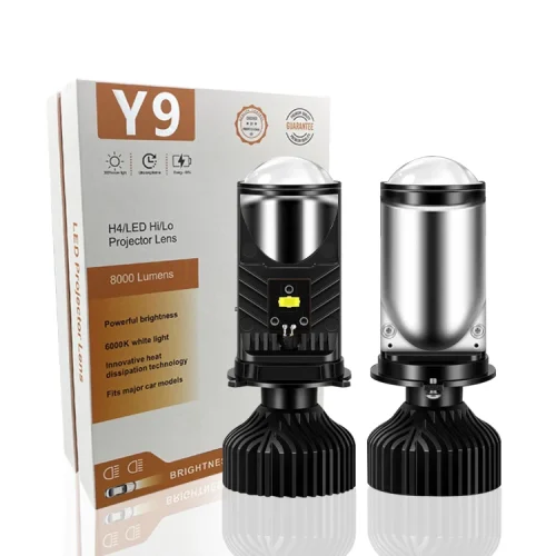 Y9 canbus H4 Projector Lens LED Headlight 72W