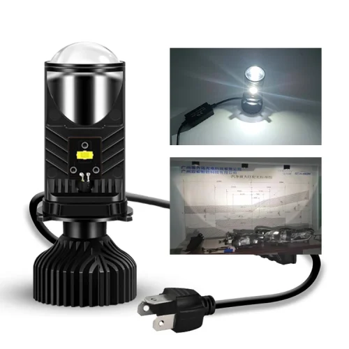 Y9 motorcycle H4 Projector Lens LED Headlight 36W
