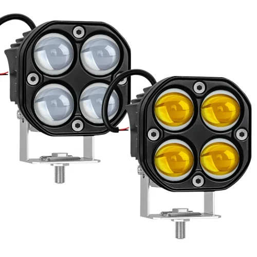 5D lens projector small square light 3-inch 4LED dual color 40W