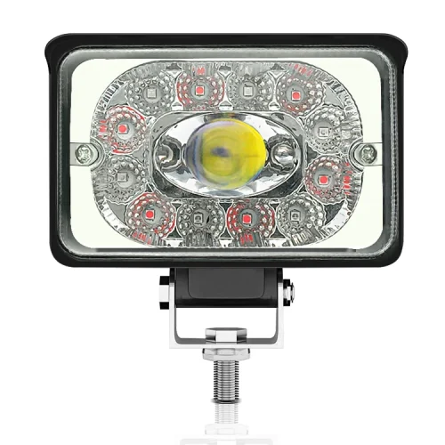 4-inch yellow and white light +red blue dual color explosion with bracket