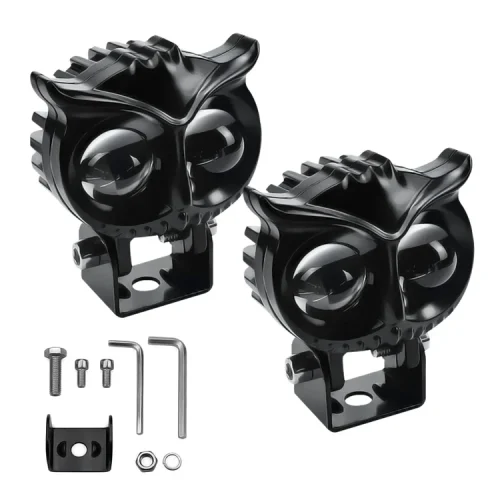 Owl 2 convex lens laser light yellow and white dual color